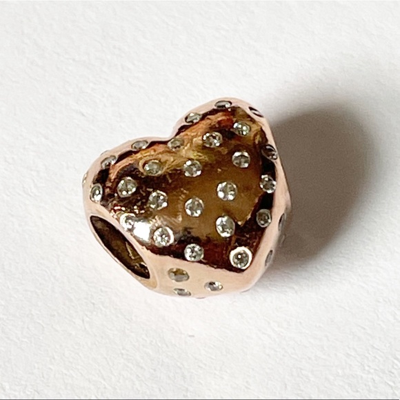 Pandora Jewelry - PANDORA Sparkle of Love Rose Charm